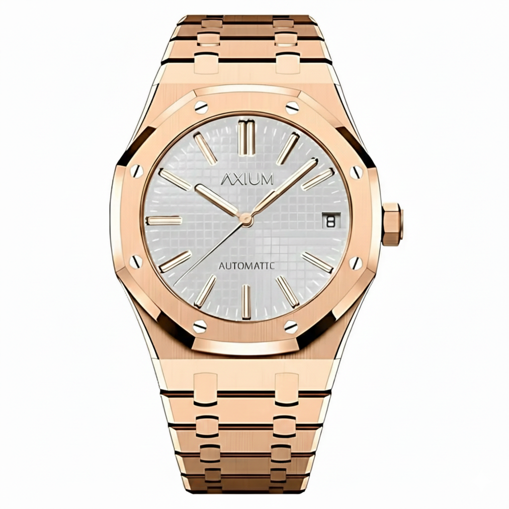 Royal Oak Rose Gold White